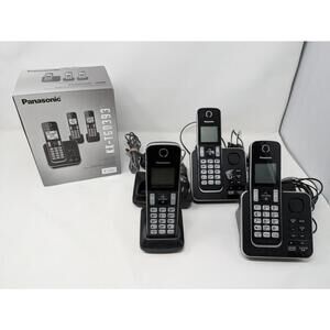Panasonic KX-TGD393C 3-Headset Phone-Preowned Tested Works